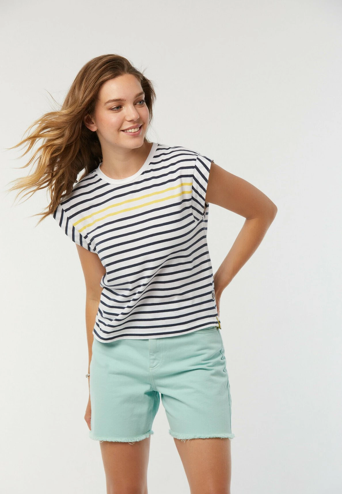 Lee Cooper Afa - T-Shirt Imprimé - Encre Et Jaune Fluo 5 Lee Cooper Afa - T-Shirt Imprimé - Encre Et Jaune Fluo – Image 5