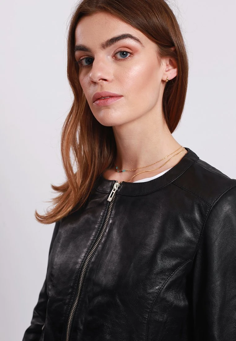 Lee Cooper Bettie - Veste En Cuir - Black 4 Lee Cooper Bettie - Veste En Cuir - Black – Image 4