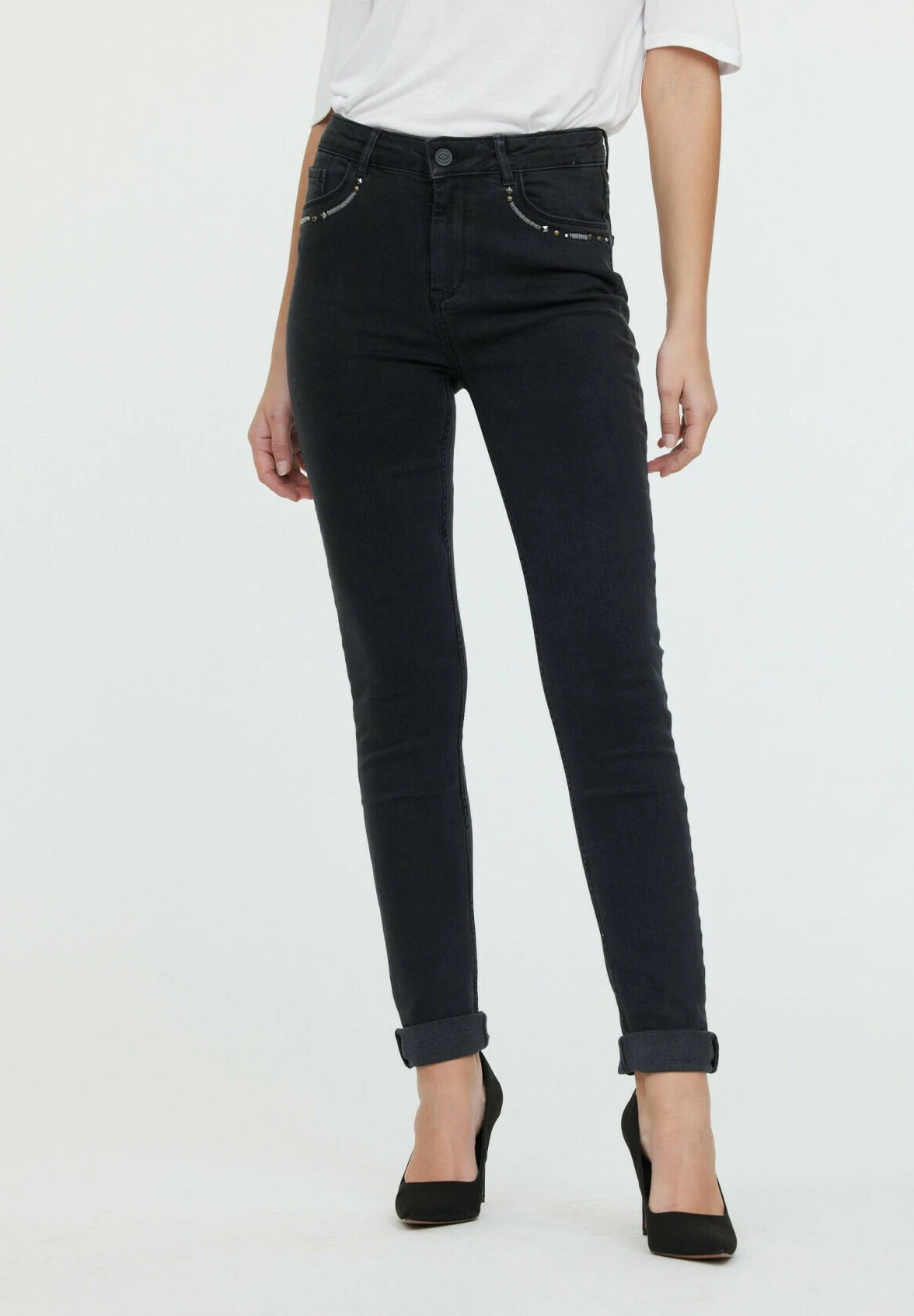 Lee Cooper Jean Slim - Black Brushed 1 Lee Cooper Jean Slim - Black Brushed