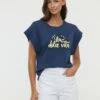 Lee Cooper Alce Sm - T-Shirt Imprimé - Navy