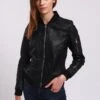 Lee Cooper Blanca - Veste En Cuir - Black