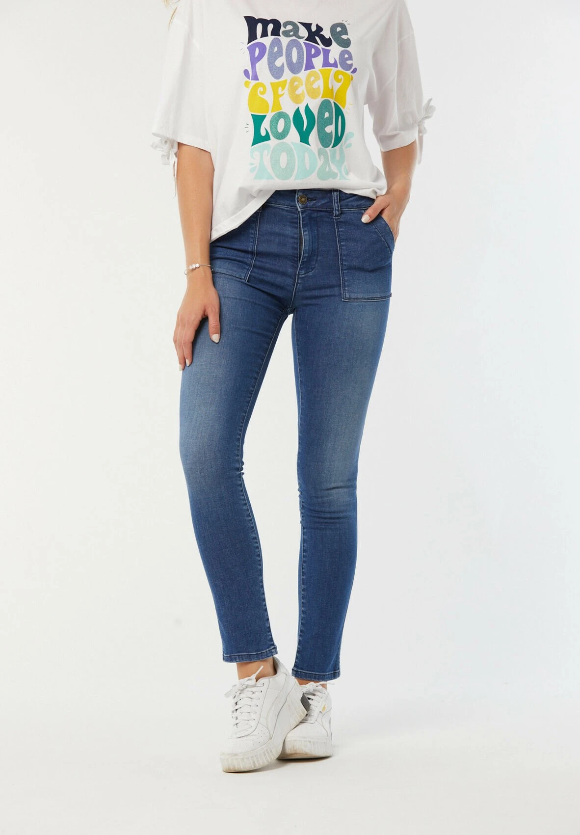 Lee Cooper Jilo - Jeans Skinny - Medium Blue 1 Lee Cooper Jilo - Jeans Skinny - Medium Blue