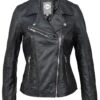Lee Cooper Bonnie - Veste En Cuir - Black