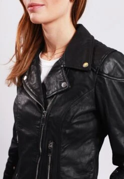 Lee Cooper Berthe - Veste En Cuir - Black -Lee Cooper Boutique 249c45cc2d1949efb8b6f790e2043ed3