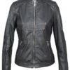 Lee Cooper Attila - Veste En Cuir - Black