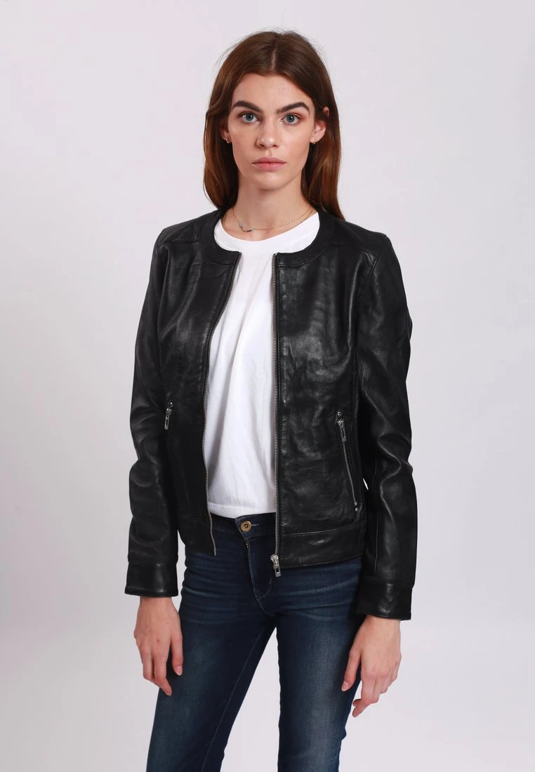 Lee Cooper Bettie - Veste En Cuir - Black 1 Lee Cooper Bettie - Veste En Cuir - Black