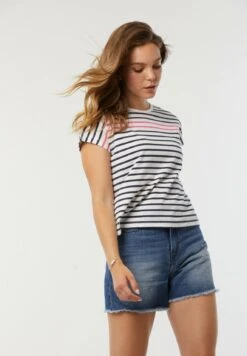 Lee Cooper Arra - T-Shirt Imprimé - Encre Et Fushia -Lee Cooper Boutique 3834f6b0053a4f17aab6361790e6313f