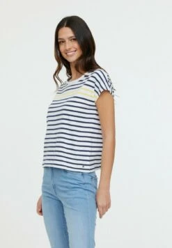 Lee Cooper Arra - T-Shirt Imprimé - Encre Et Jaune Fluo -Lee Cooper Boutique 3e152307547846408edc7e3cde2a9a02