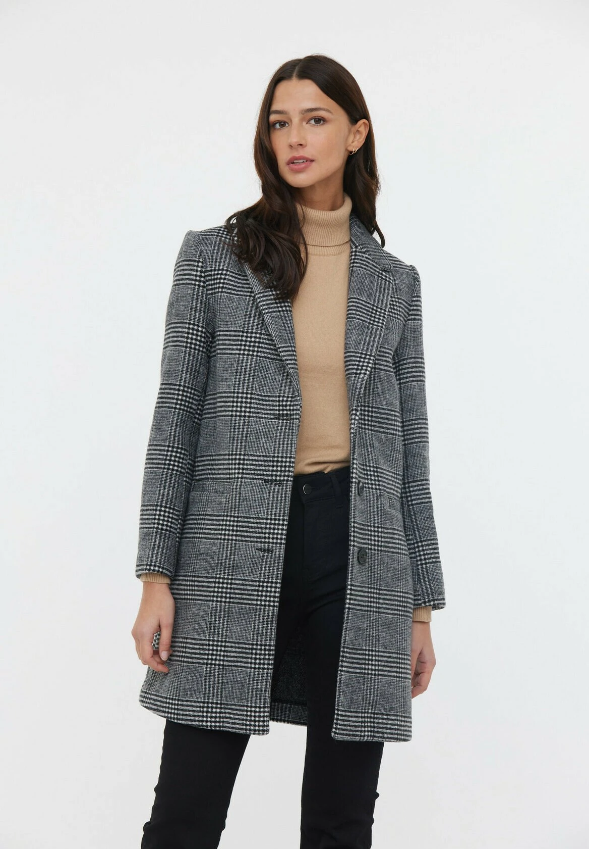 Lee Cooper Fida - Manteau Court - Noir/Blanc 1 Lee Cooper Fida - Manteau Court - Noir/Blanc