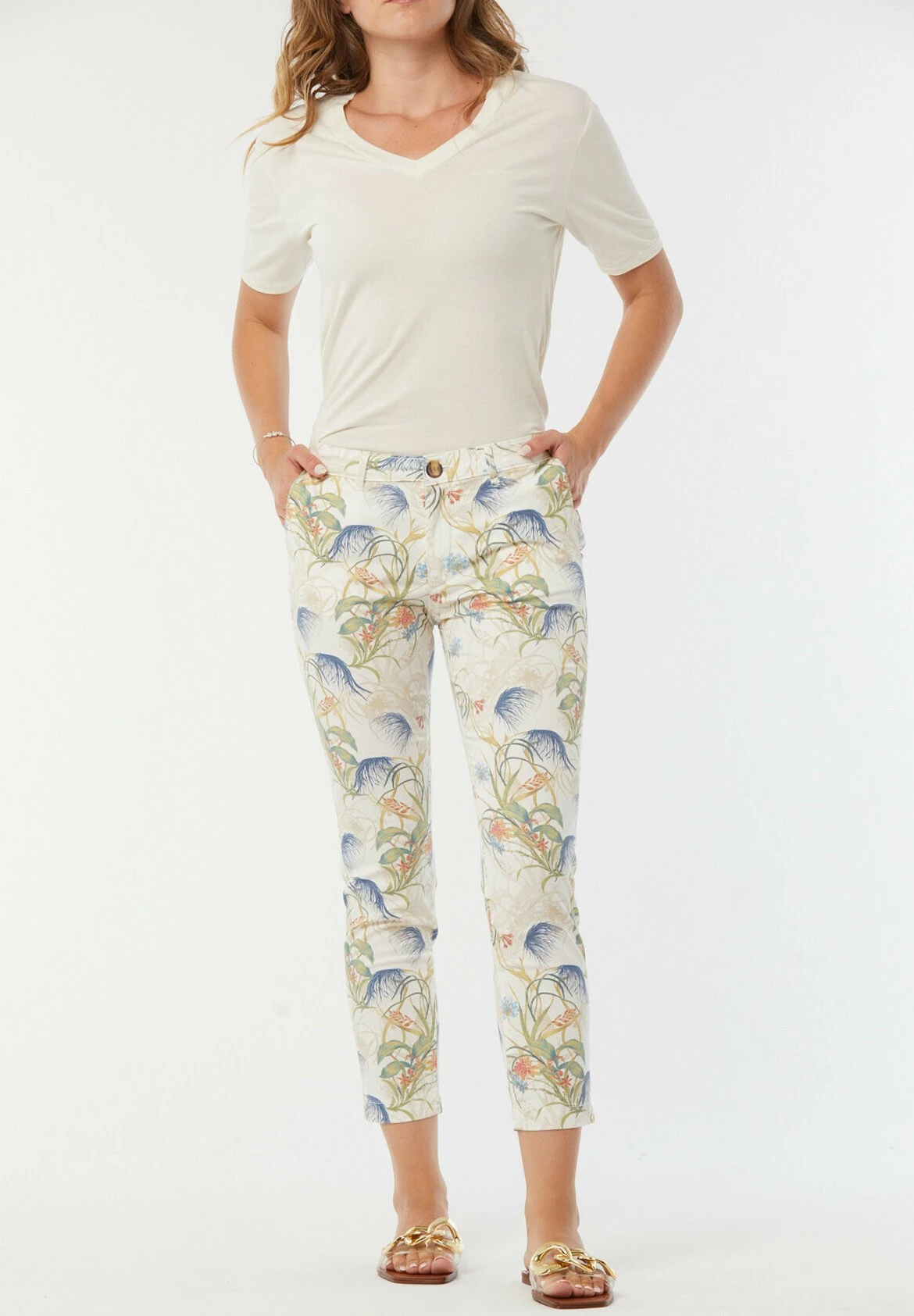 Lee Cooper Jemila - Pantalon Classique - Marshmallow 1 Lee Cooper Jemila - Pantalon Classique - Marshmallow