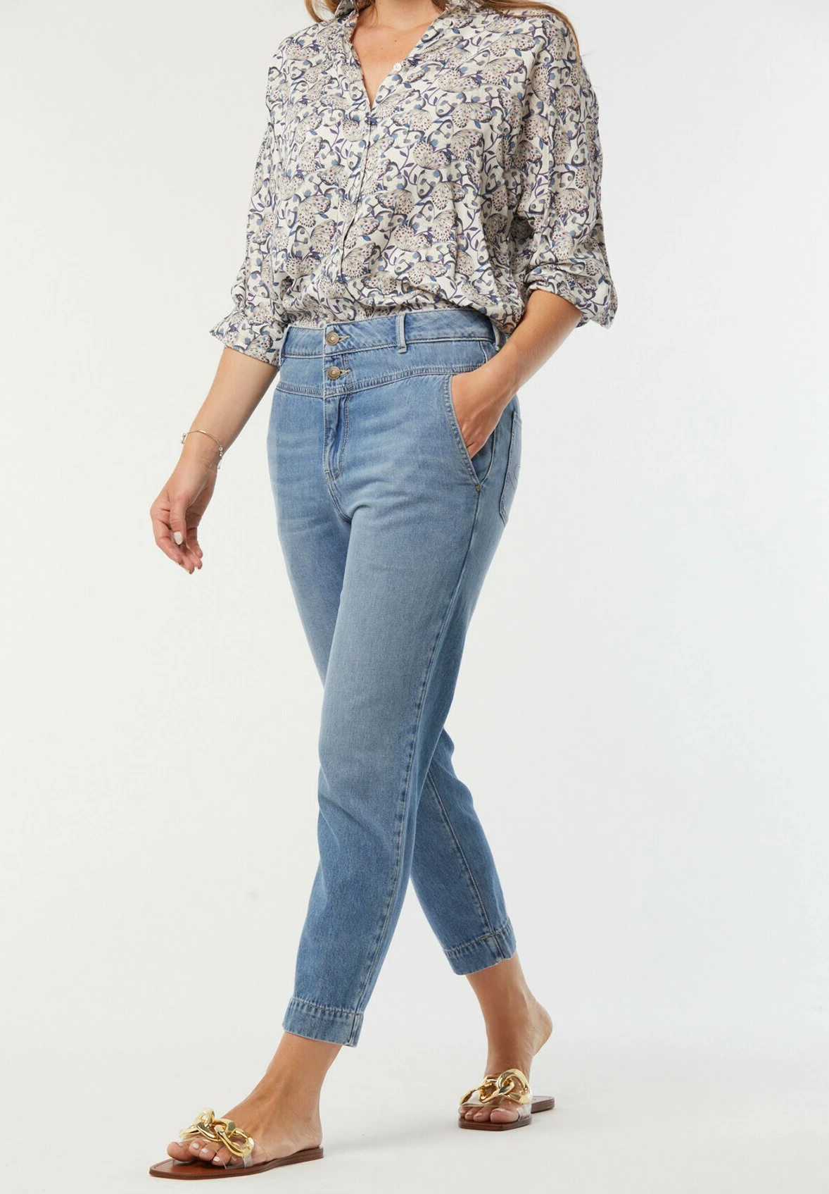 Lee Cooper Jenus - Jean Droit - Light Blue Brushed 6 Lee Cooper Jenus - Jean Droit - Light Blue Brushed – Image 6