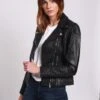 Lee Cooper Berthe - Veste En Cuir - Black