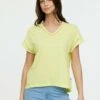 Lee Cooper Acana Mc - T-Shirt Imprimé - Lemon
