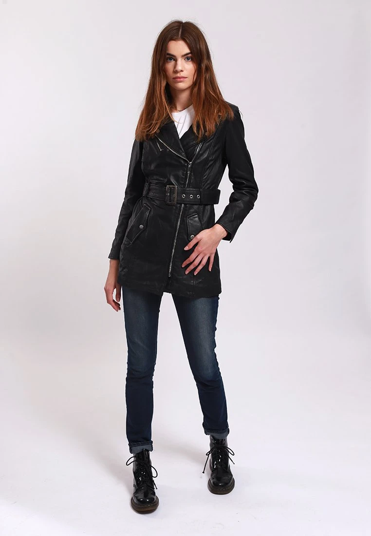 Lee Cooper Beatriz - Veste En Cuir - Black 2 Lee Cooper Beatriz - Veste En Cuir - Black – Image 2
