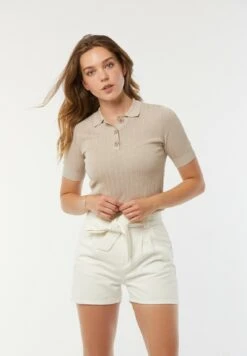 Lee Cooper Boutique 4 Lee Cooper Caissy - Polo - Beige Doré