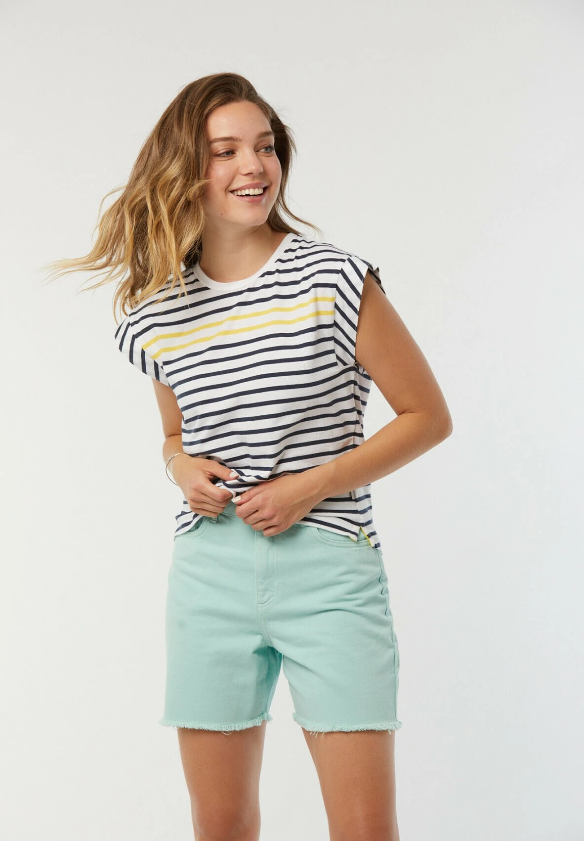 Lee Cooper Afa - T-Shirt Imprimé - Encre Et Jaune Fluo 4 Lee Cooper Afa - T-Shirt Imprimé - Encre Et Jaune Fluo – Image 4