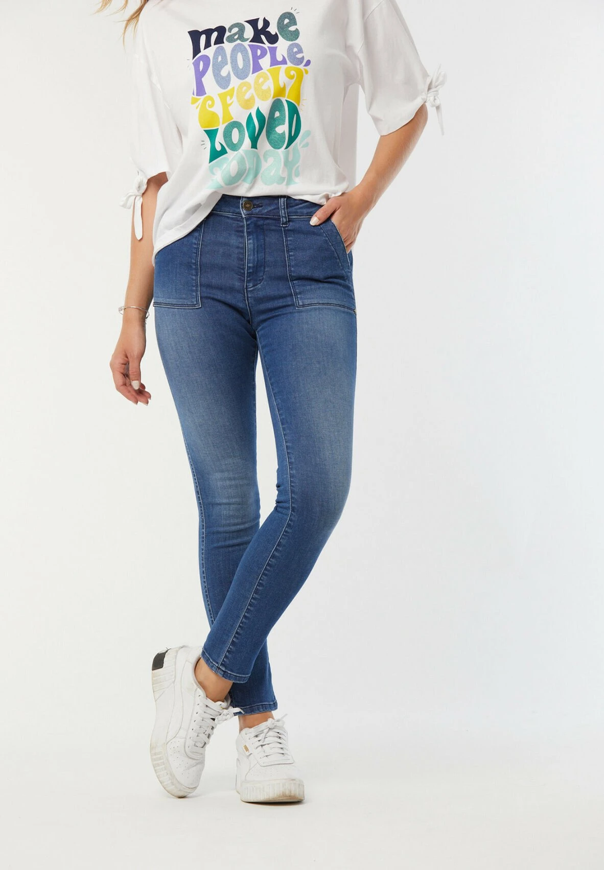 Lee Cooper Jilo - Jeans Skinny - Medium Blue 2 Lee Cooper Jilo - Jeans Skinny - Medium Blue – Image 2