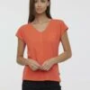 Lee Cooper Amia - T-Shirt Basique - Acide Orange