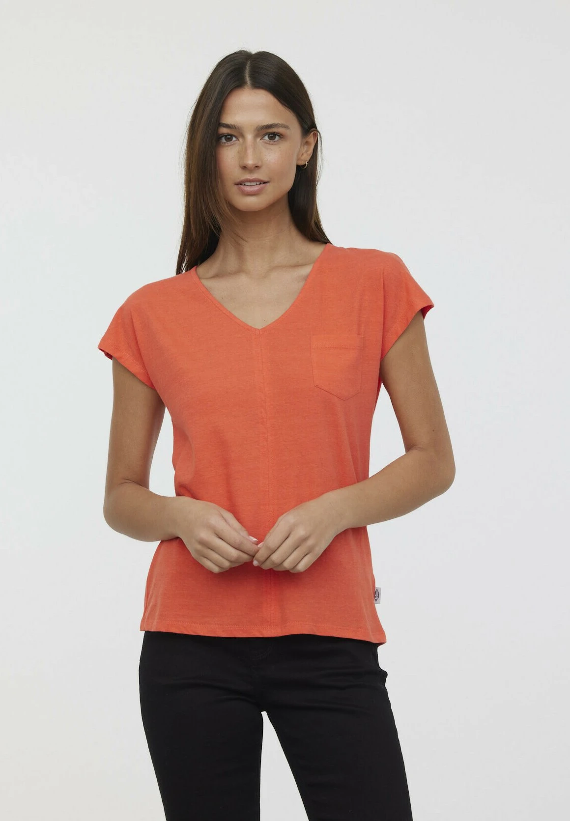 Lee Cooper Amia - T-Shirt Basique - Acide Orange 1 Lee Cooper Amia - T-Shirt Basique - Acide Orange