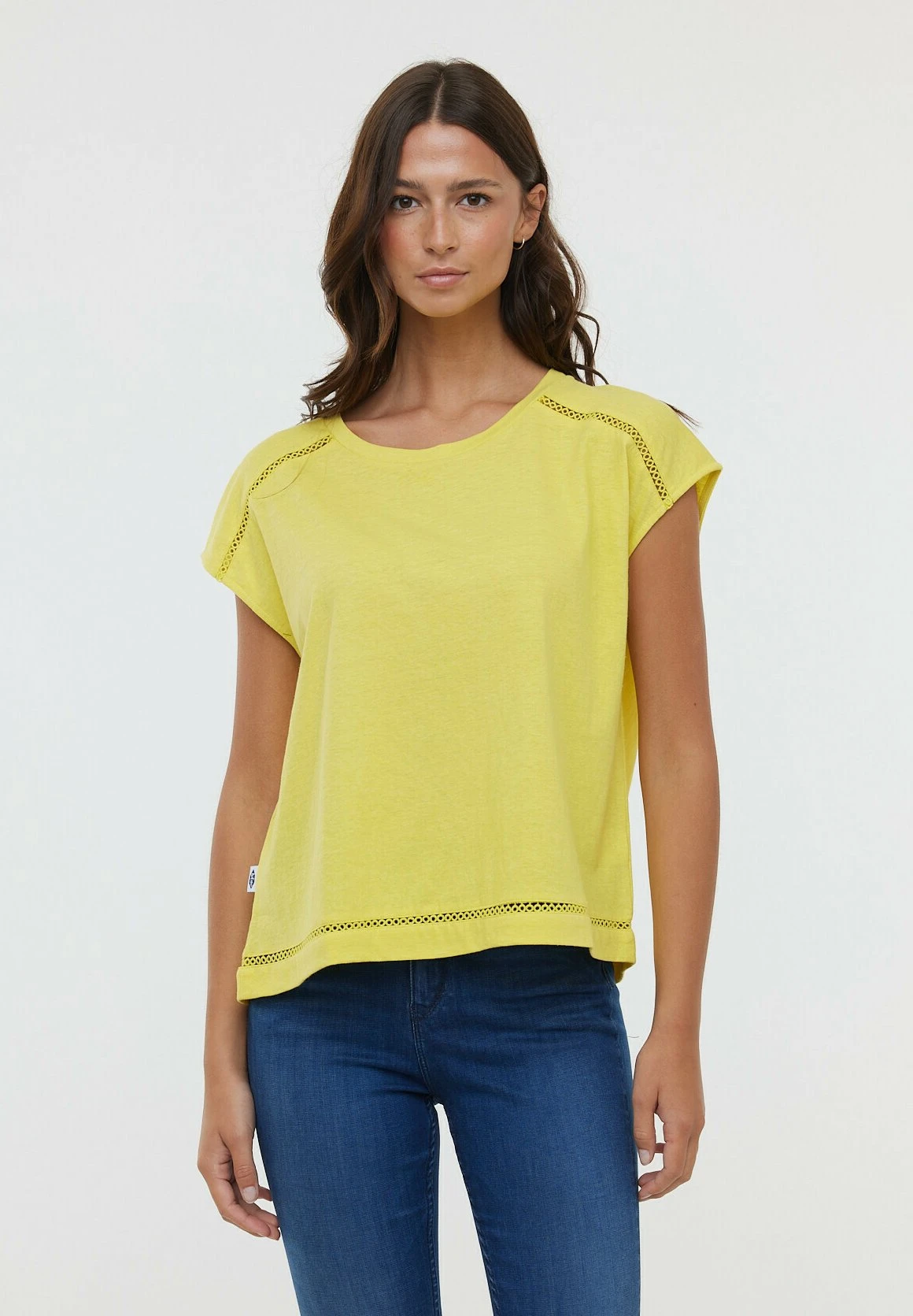 Lee Cooper Aniele Sm - T-Shirt Imprimé - Lemon 1 Lee Cooper Aniele Sm - T-Shirt Imprimé - Lemon