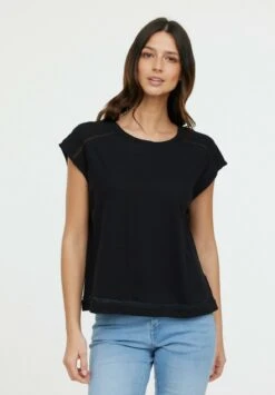 Lee Cooper Boutique 18 Lee Cooper Aniele Sm - T-Shirt Imprimé - Black