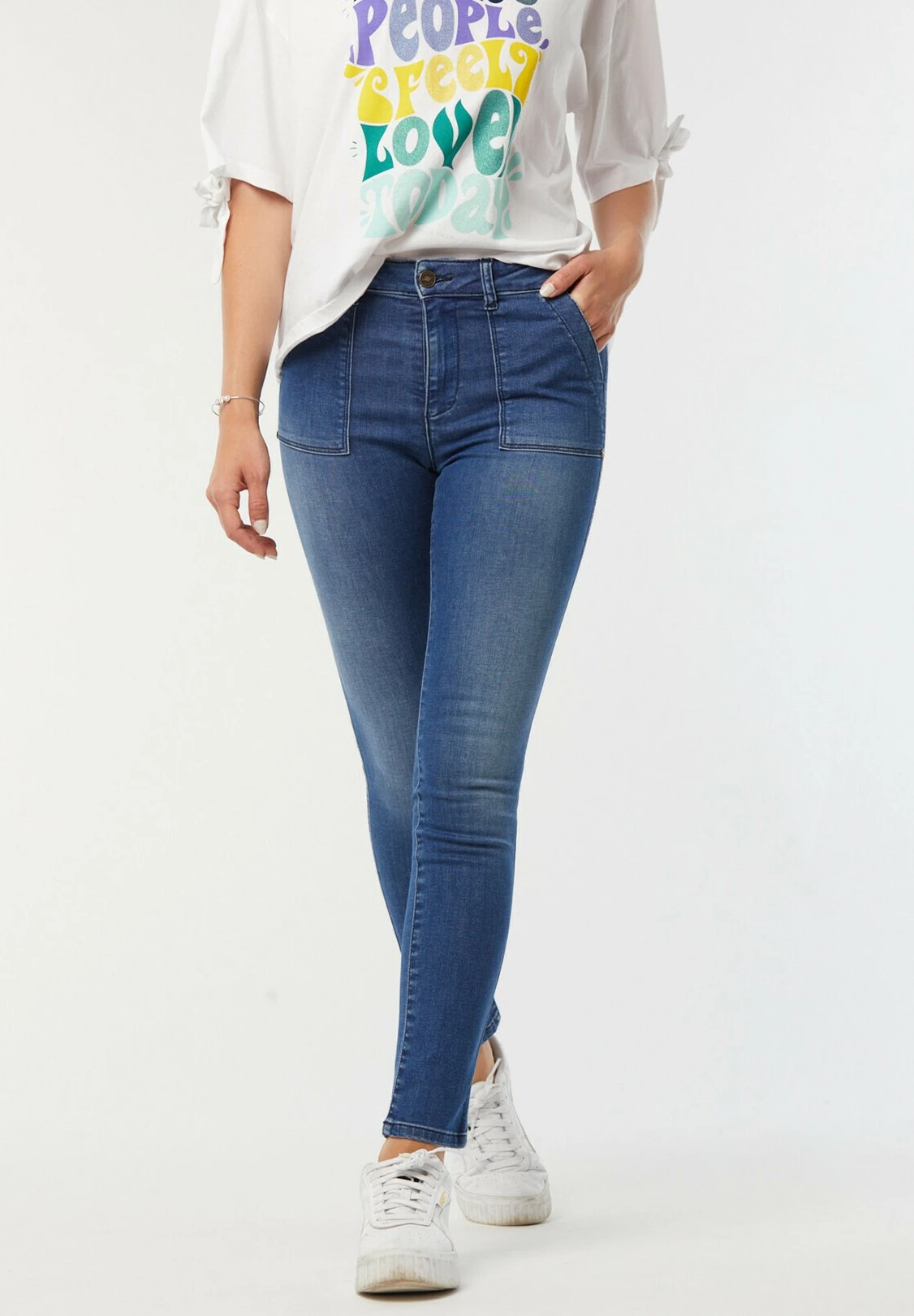 Lee Cooper Jilo - Jeans Skinny - Medium Blue 7 Lee Cooper Jilo - Jeans Skinny - Medium Blue – Image 7
