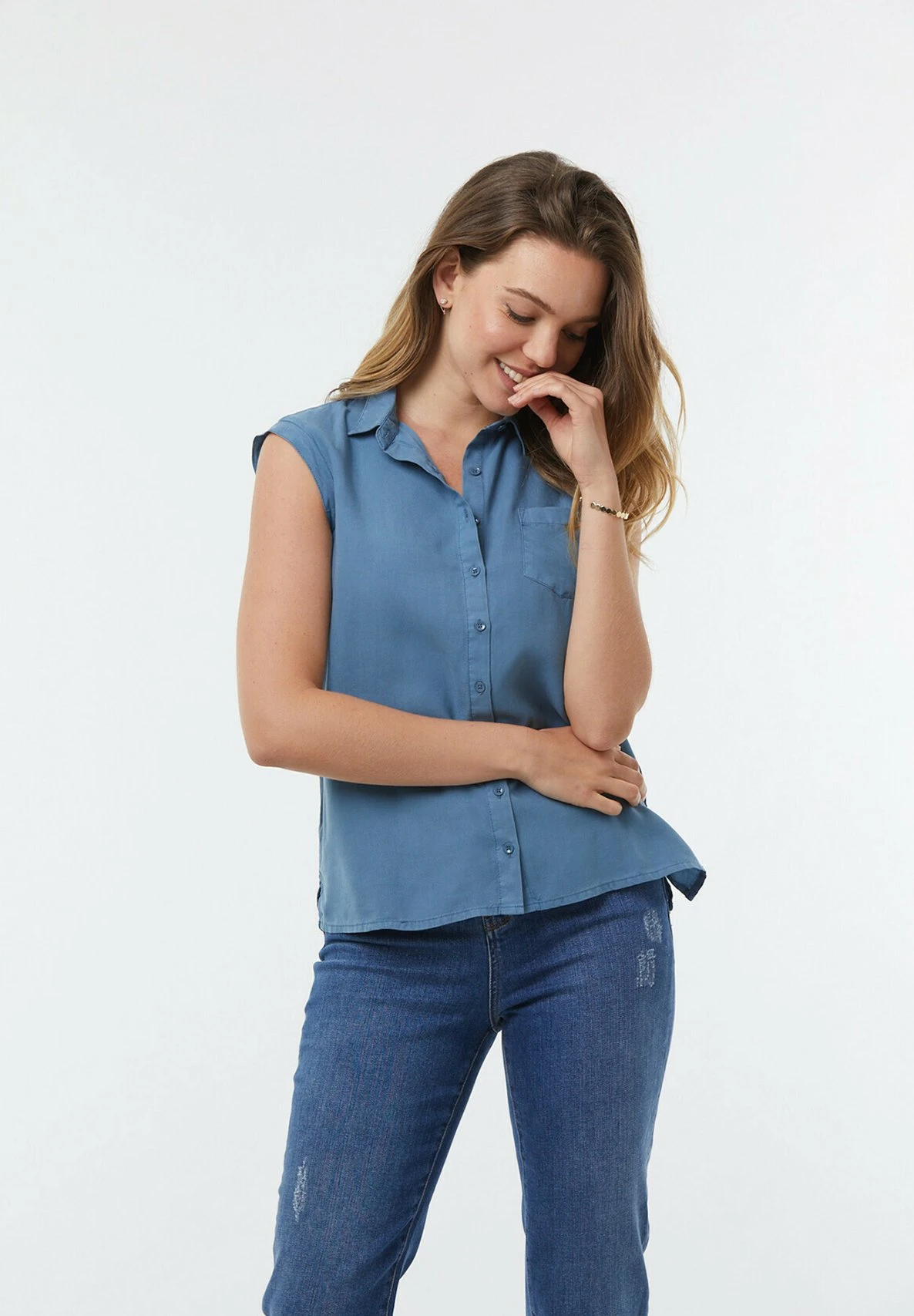 Lee Cooper Day - Chemisier - Grey Blue 5 Lee Cooper Day - Chemisier - Grey Blue – Image 5