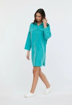 Lee Cooper Lilas - Robe Chemise - Glossy Green 5 Lee Cooper Lilas - Robe Chemise - Glossy Green -Lee Cooper Boutique a7a435c1837f456cb4873954c77ff071