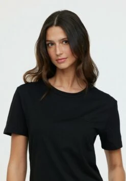 Lee Cooper Adina - T-Shirt Basique - Noir -Lee Cooper Boutique abe3d1d38e334fb4b0edc8be9130e223