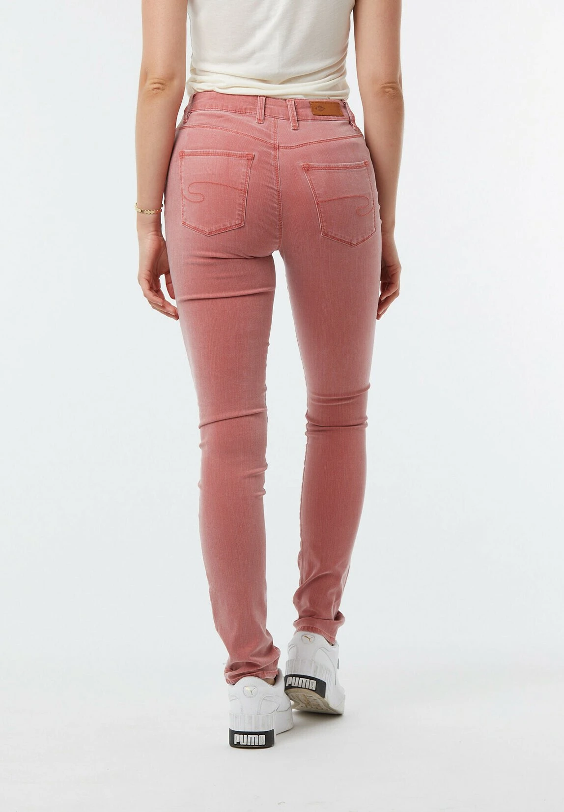 Lee Cooper Jeans Skinny - Grenat 2 Lee Cooper Jeans Skinny - Grenat – Image 2