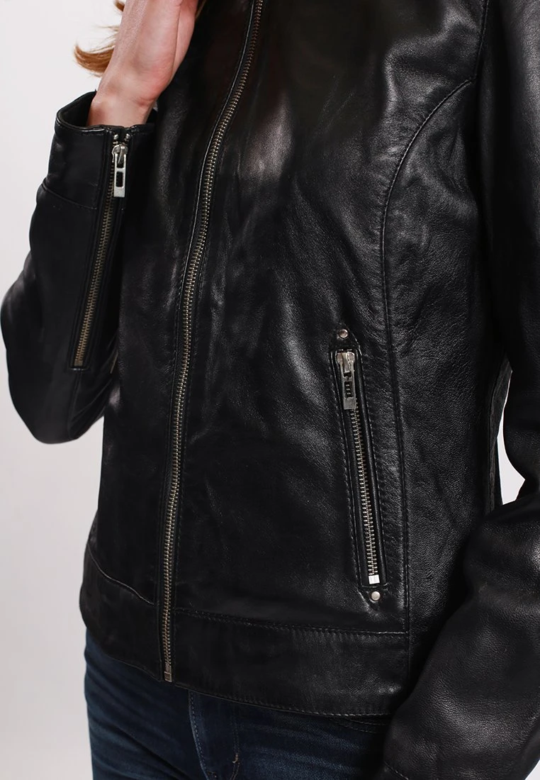 Lee Cooper Bettie - Veste En Cuir - Black 5 Lee Cooper Bettie - Veste En Cuir - Black – Image 5