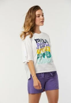 Lee Cooper Aji - T-Shirt Imprimé - Blanc -Lee Cooper Boutique c8f1f7d30454453a91ccbf40d0470bff