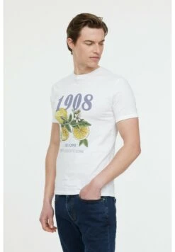 Lee Cooper Axis Mc - T-Shirt Imprimé - Optic White -Lee Cooper Boutique d875d4b9dfaf45508c2cefefd422184d