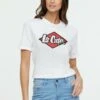 Lee Cooper Adrielle - T-Shirt Imprimé - Blanc