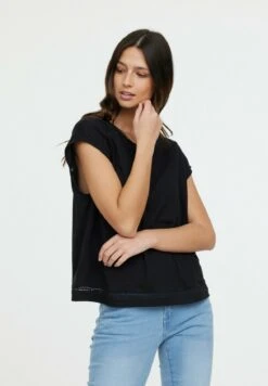 Lee Cooper Aniele Sm - T-Shirt Imprimé - Black -Lee Cooper Boutique f50740997aa84daab901a2655ee549c8