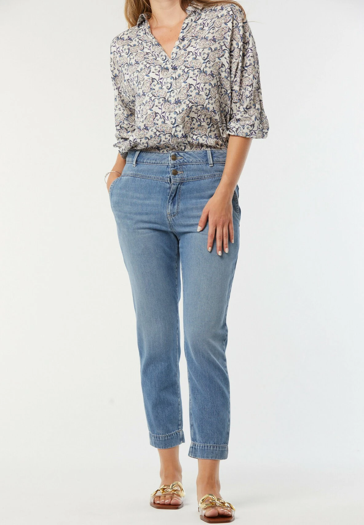 Lee Cooper Jenus - Jean Droit - Light Blue Brushed 5 Lee Cooper Jenus - Jean Droit - Light Blue Brushed – Image 5