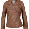 Lee Cooper Bonnie - Veste En Cuir - Cognac